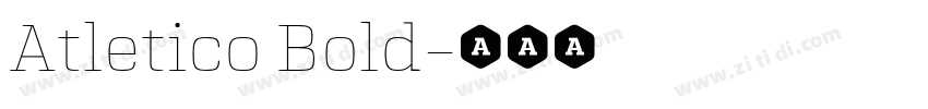 Atletico Bold字体转换